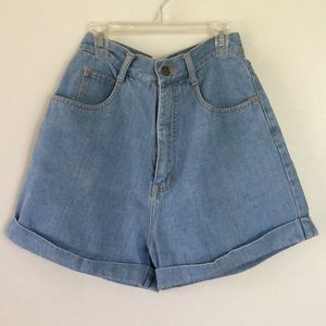 Vintage | High Waisted Mom Jeans Shorts